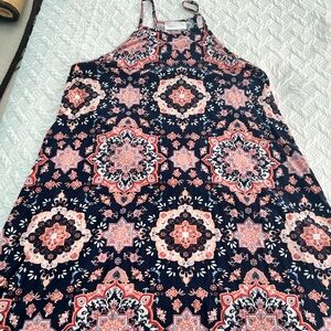 Slip dress, knee length